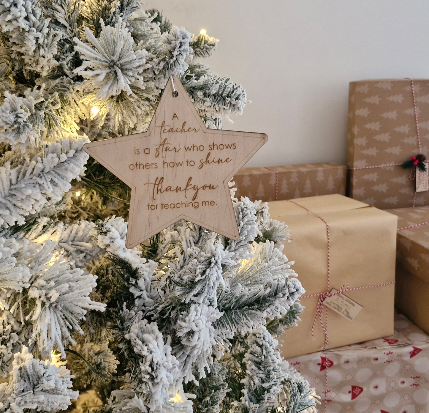 Educator Christmas Star Ornament