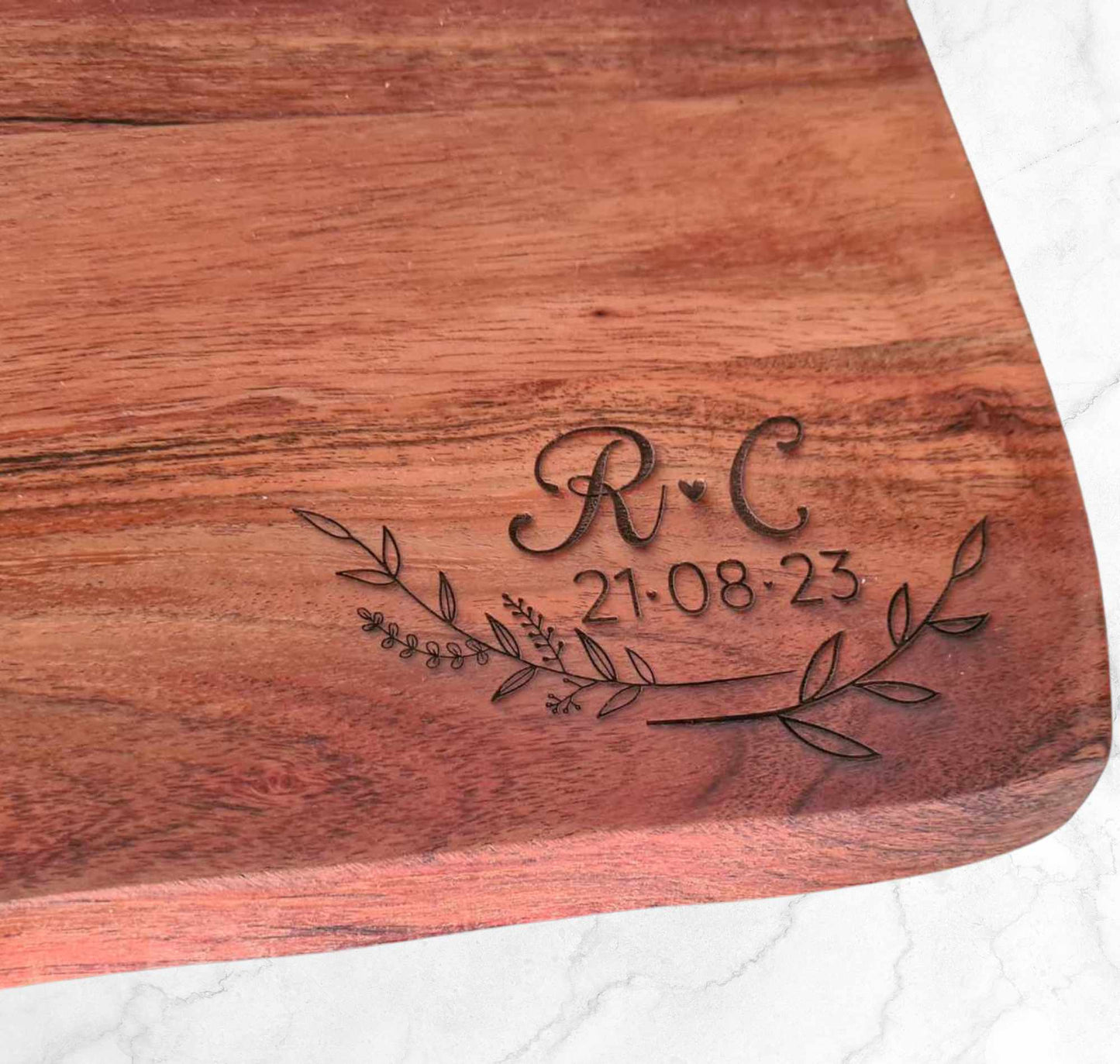 Personalised Engraved Serving Board – Custom Wedding or Anniversary Gift