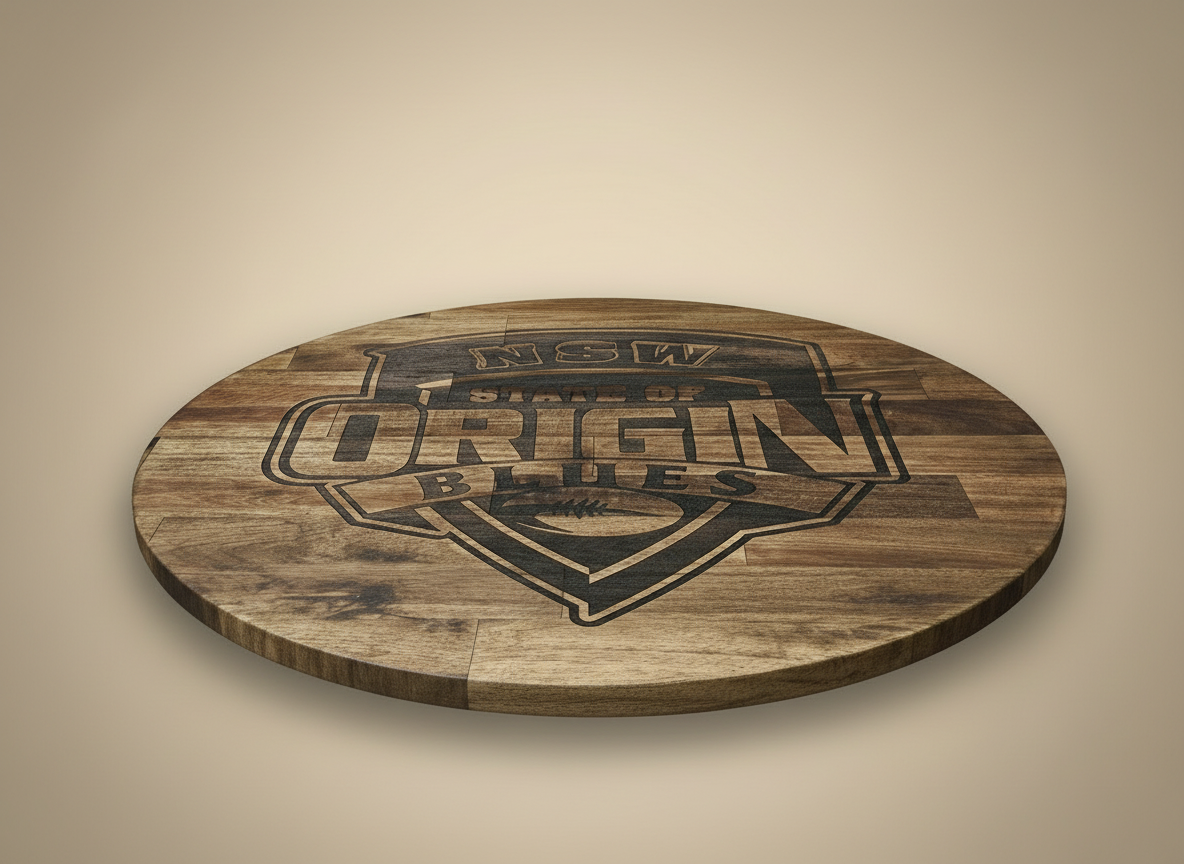 NSW Sporting Coffee Table Top – 600mm Round | 18mm Thick