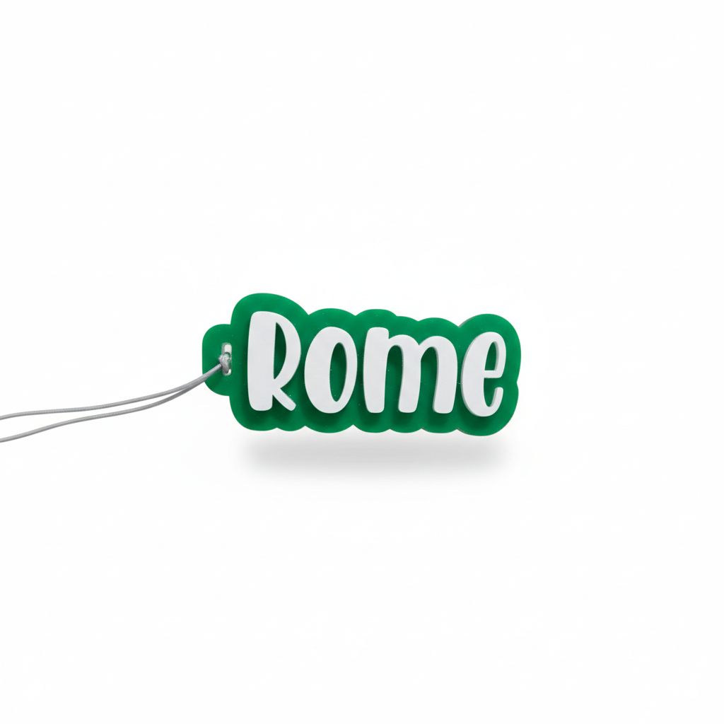 Personalised Acrylic Bag Tag