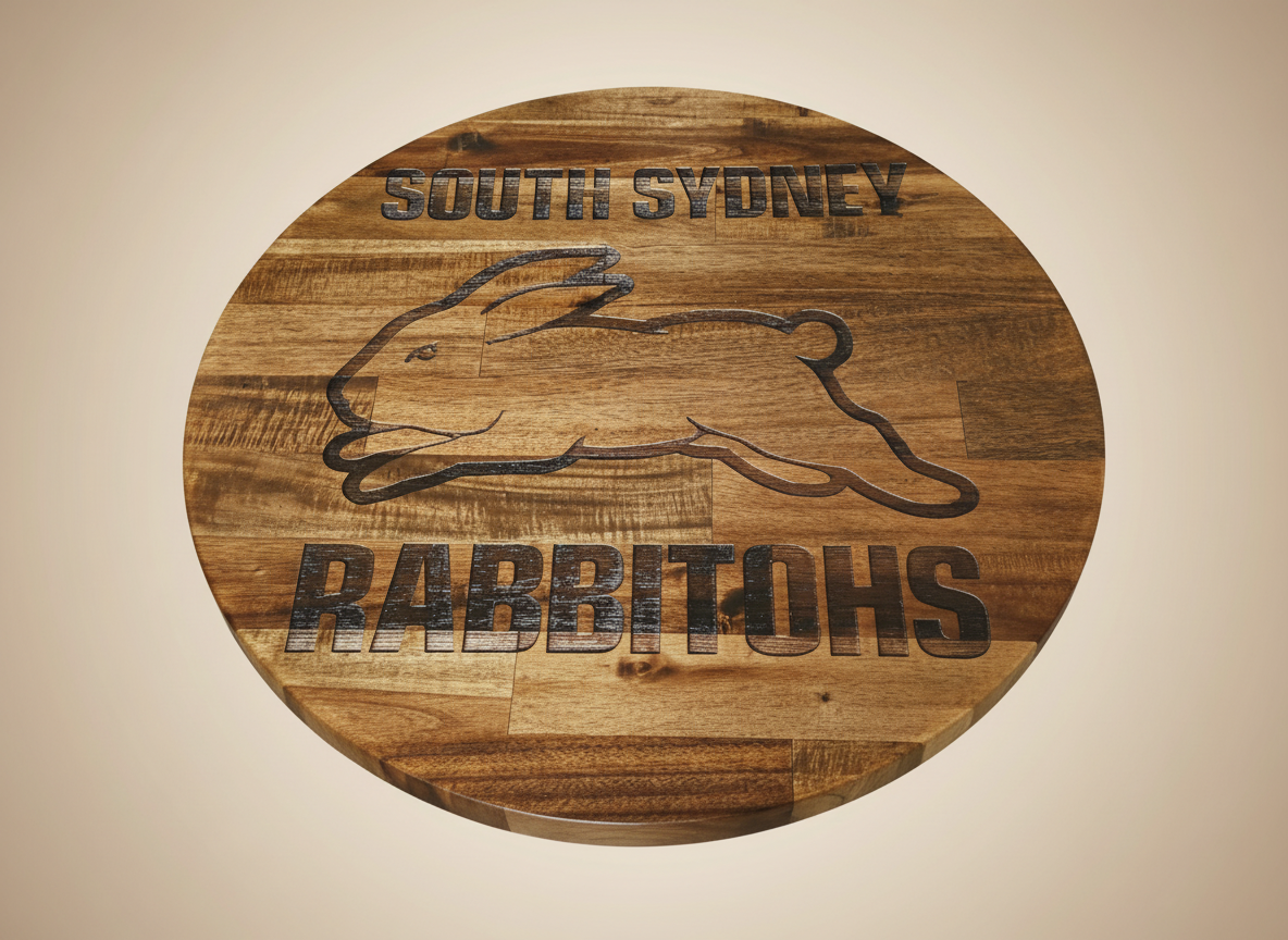 South Sydney Sporting Coffee Table Top – 600mm Round | 18mm Thick