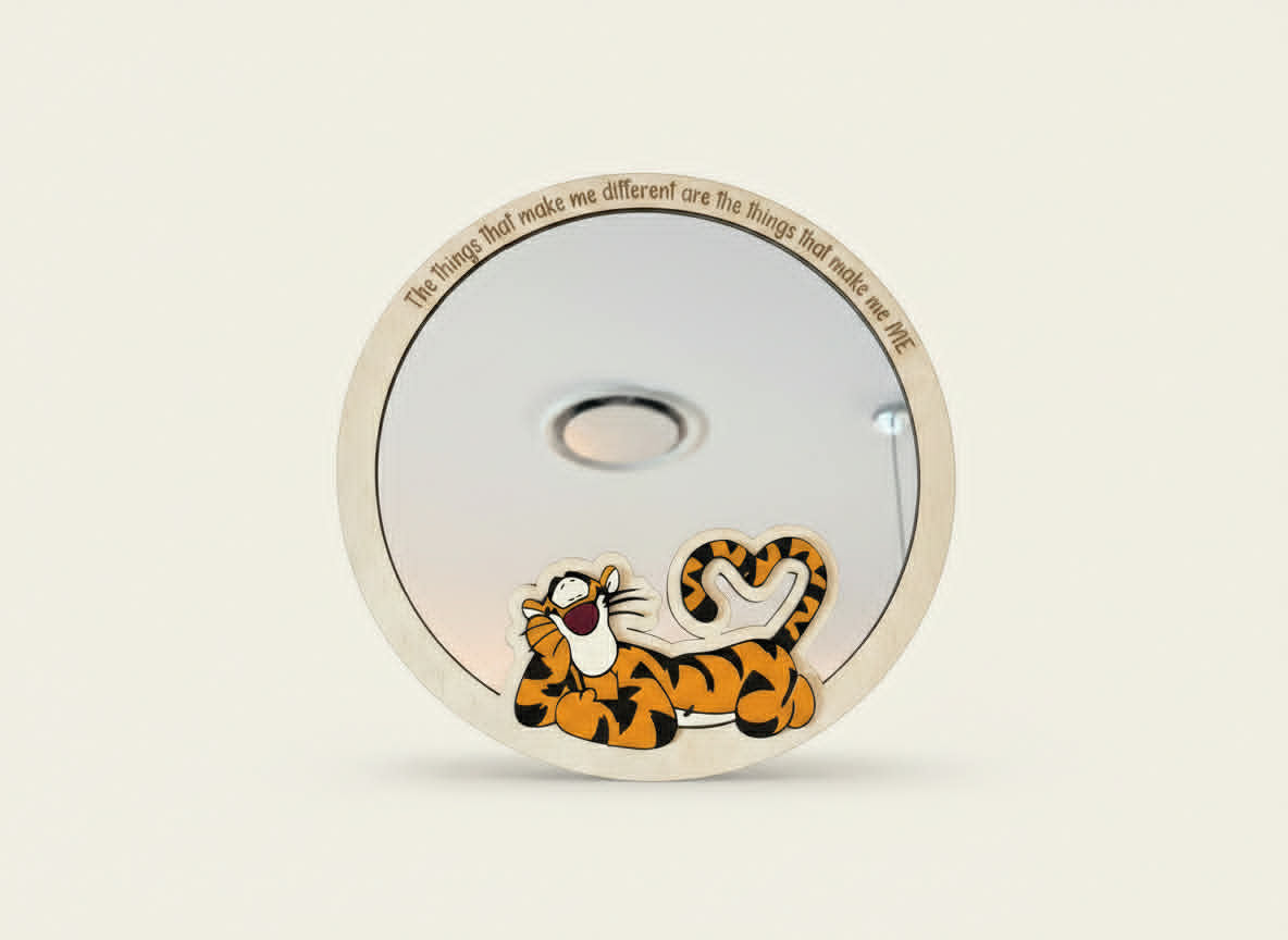 Inspirational Mirror | Custom Affirmation Mirror | Round Bedroom Decor