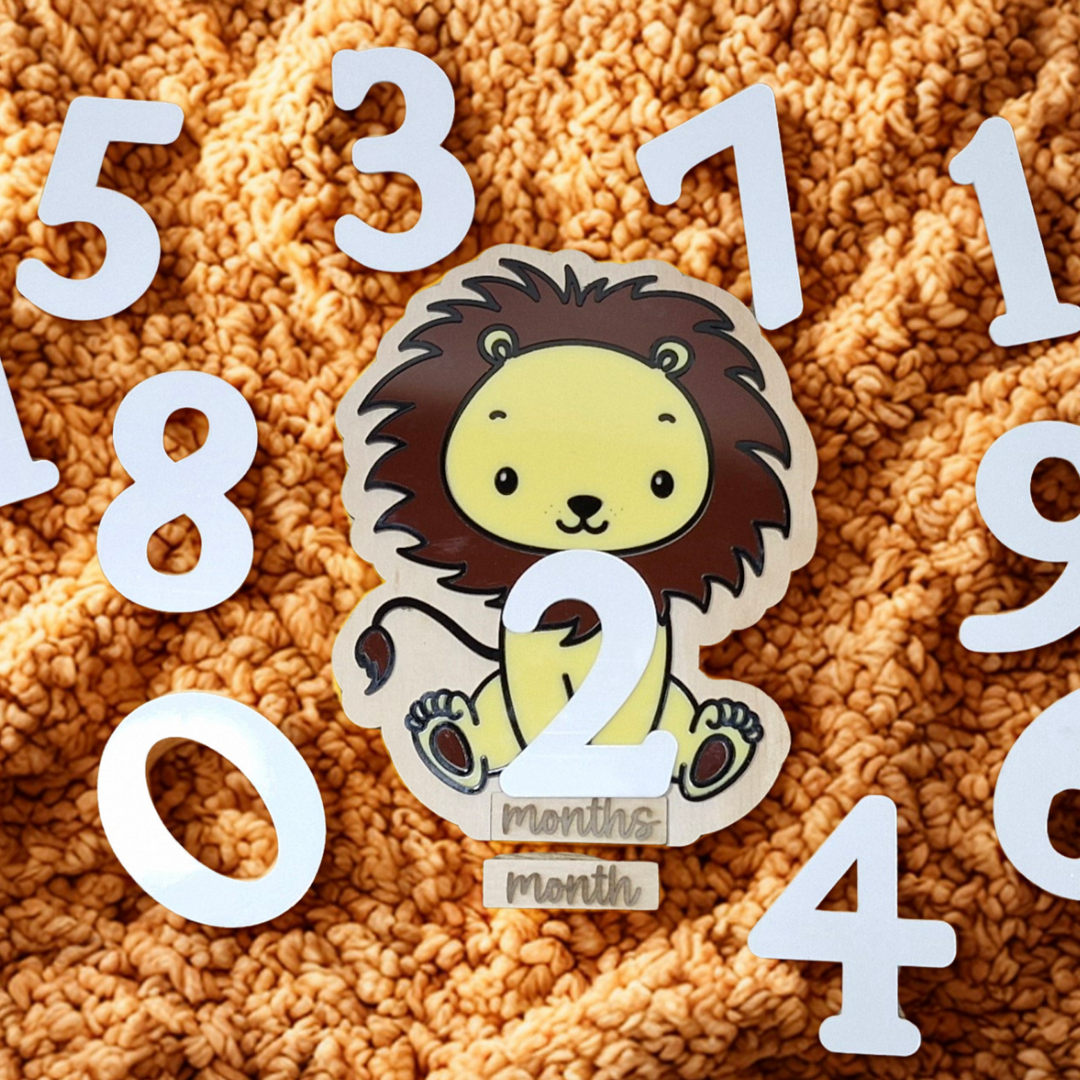 Interchangable Milestone Plaque - Lion