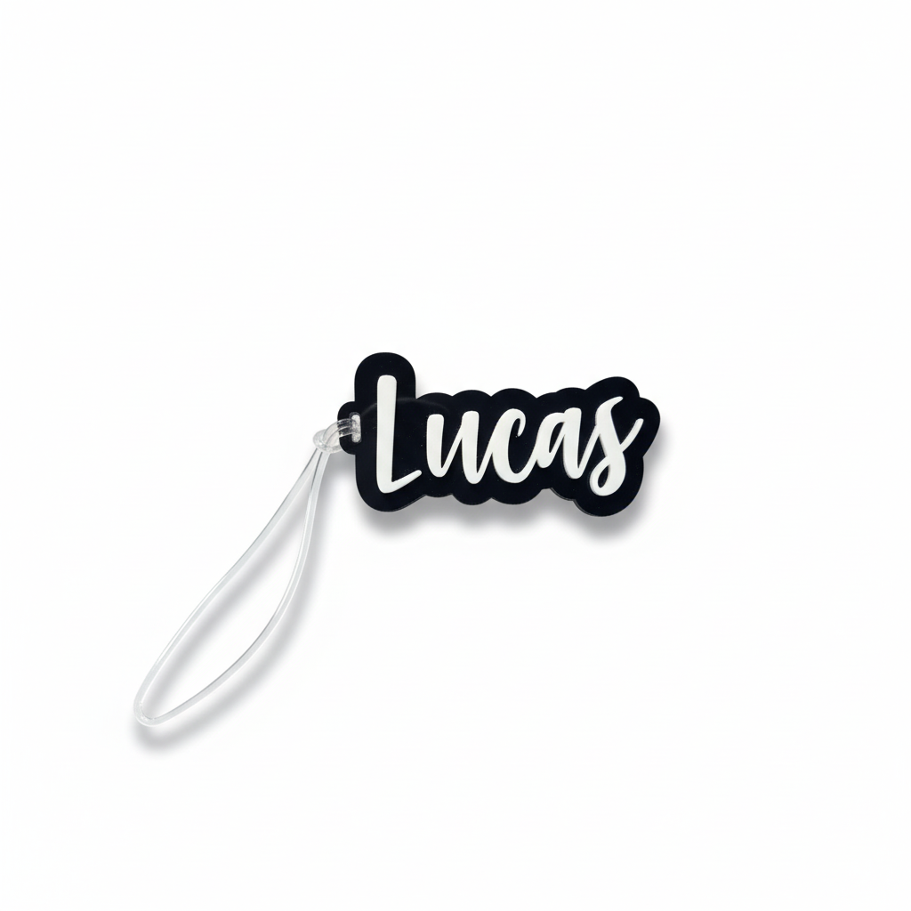 Personalised Acrylic Bag Tag