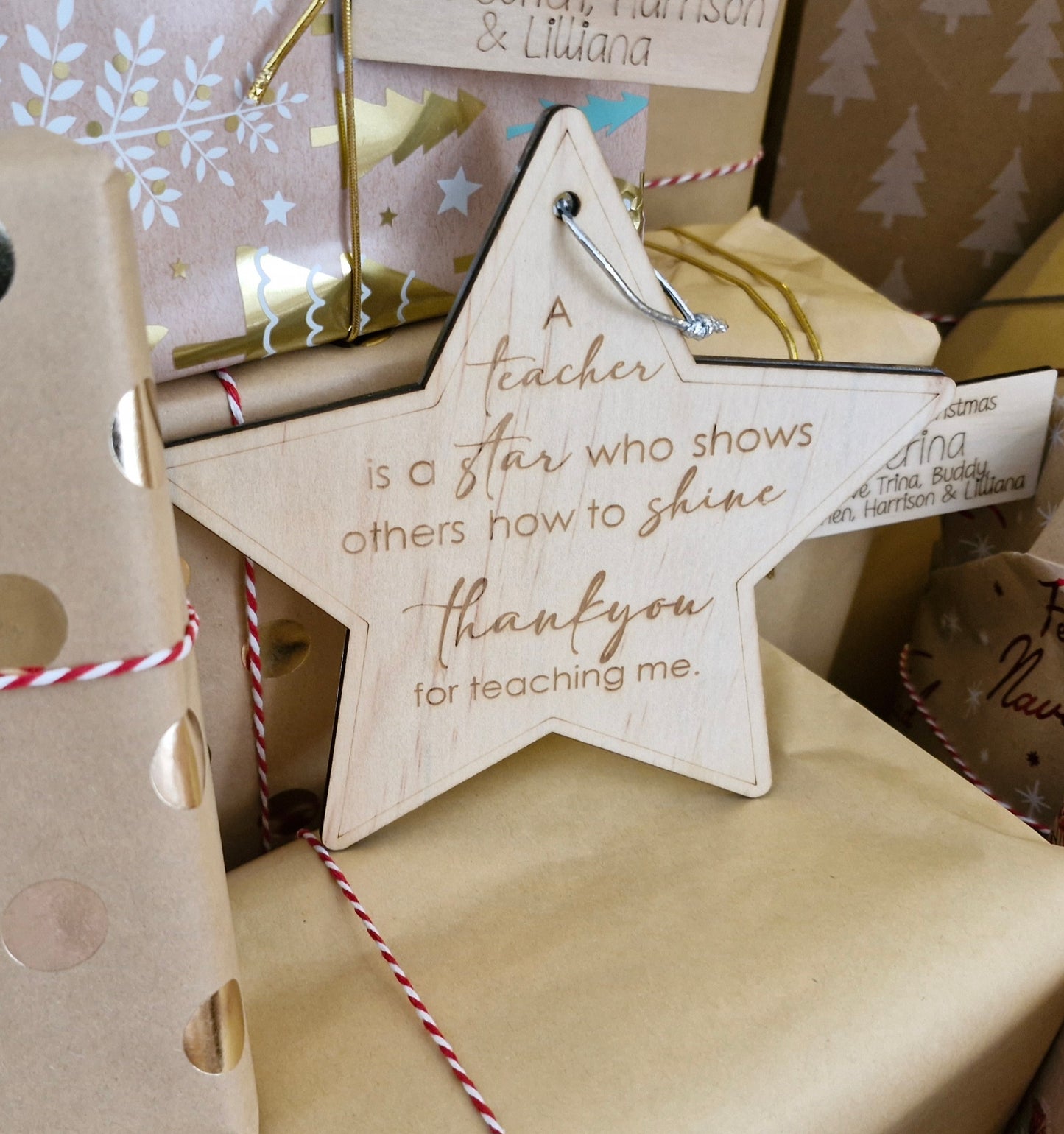 Educator Christmas Star Ornament