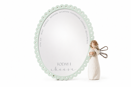 Today I Choose Mirror | Fruit of the Spirit Affirmation Mirror