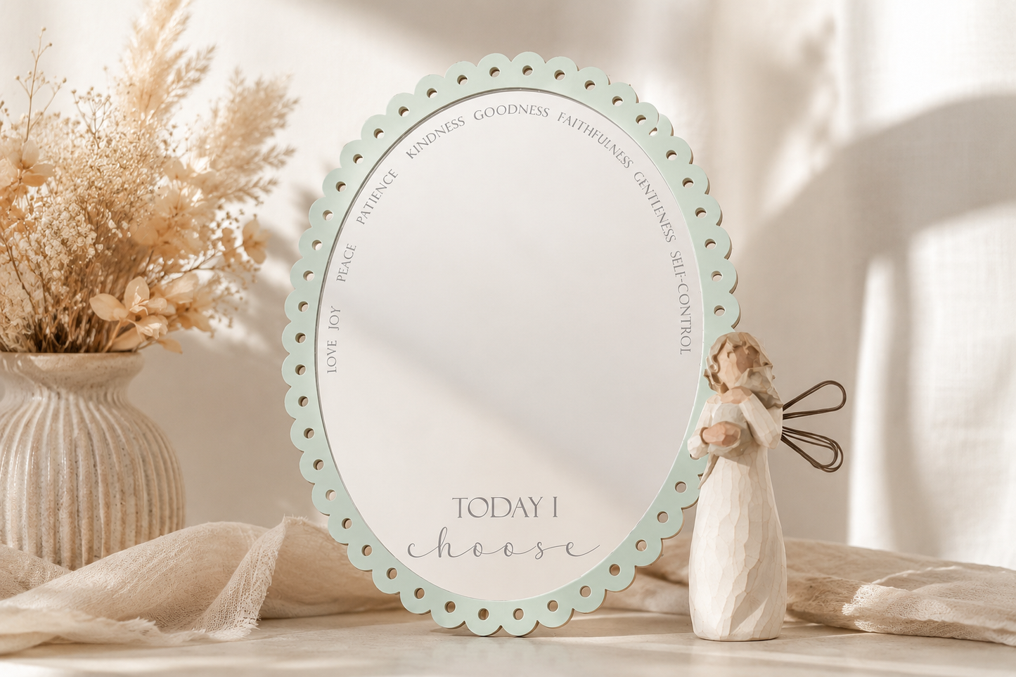 Today I Choose Mirror | Fruit of the Spirit Affirmation Mirror