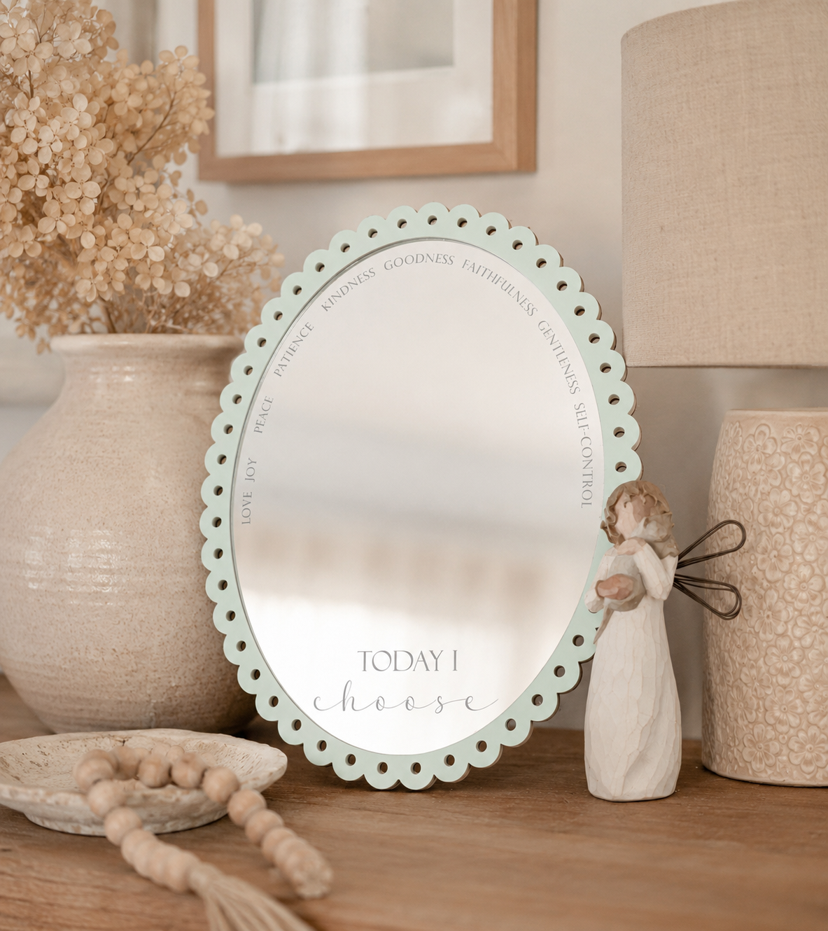 Today I Choose Mirror | Fruit of the Spirit Affirmation Mirror
