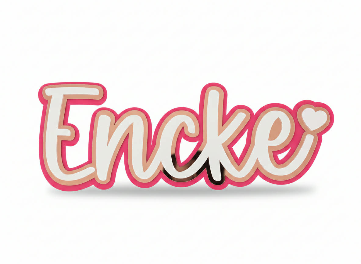 Custom Triple Layer Name Sign | Design Your Own | Personalised Acrylic Name Plaque with Custom Graphic