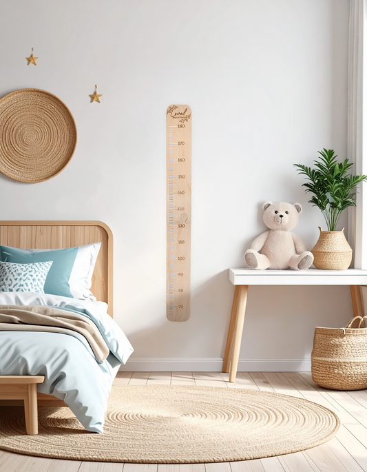 Engraved Plywood Height Chart - Loved Beyond Measure