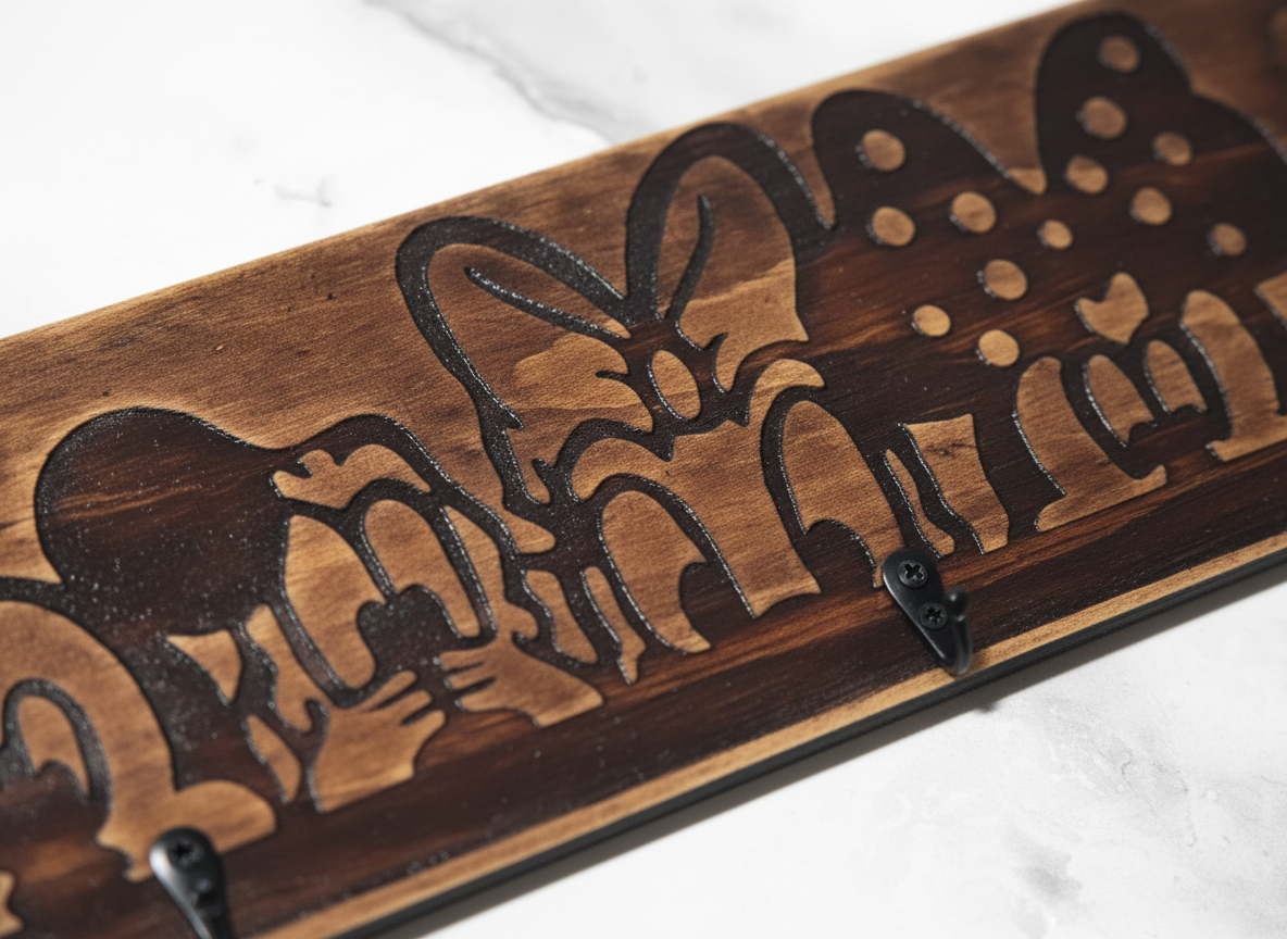 Timber Keyholder - The Crew