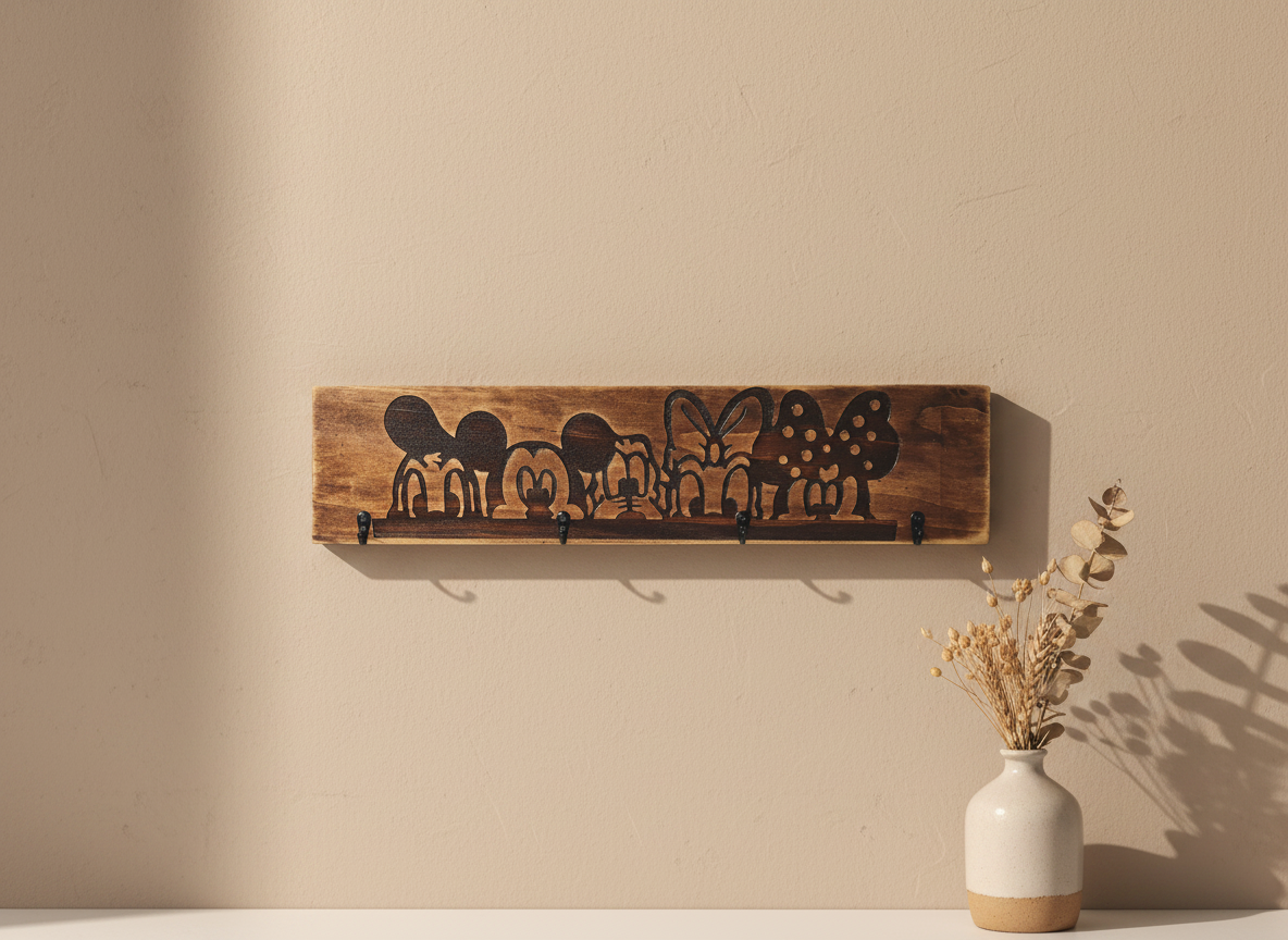 Timber Keyholder - The Crew