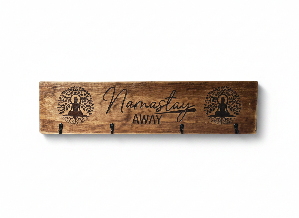 Timber Keyholder - Namastay Away