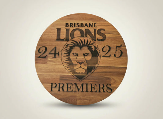 LIONS PREMIERS Sporting Coffee Table Top – 600mm Round | 18mm Thick