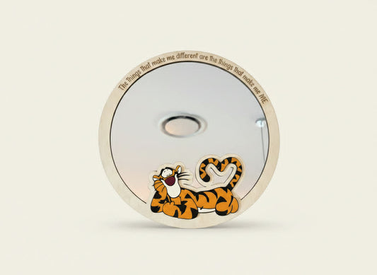 Inspirational Mirror | Custom Affirmation Mirror | Round Bedroom Decor