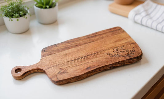 Personalised Engraved Serving Board – Custom Wedding or Anniversary Gift