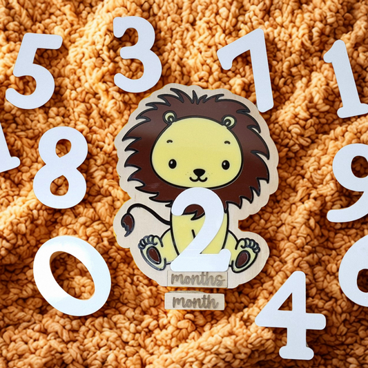 Interchangable Milestone Plaque - Lion