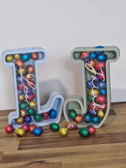 Personalised Acrylic Initial Moneybox